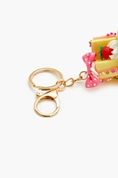 Strawberry Cake Keychain