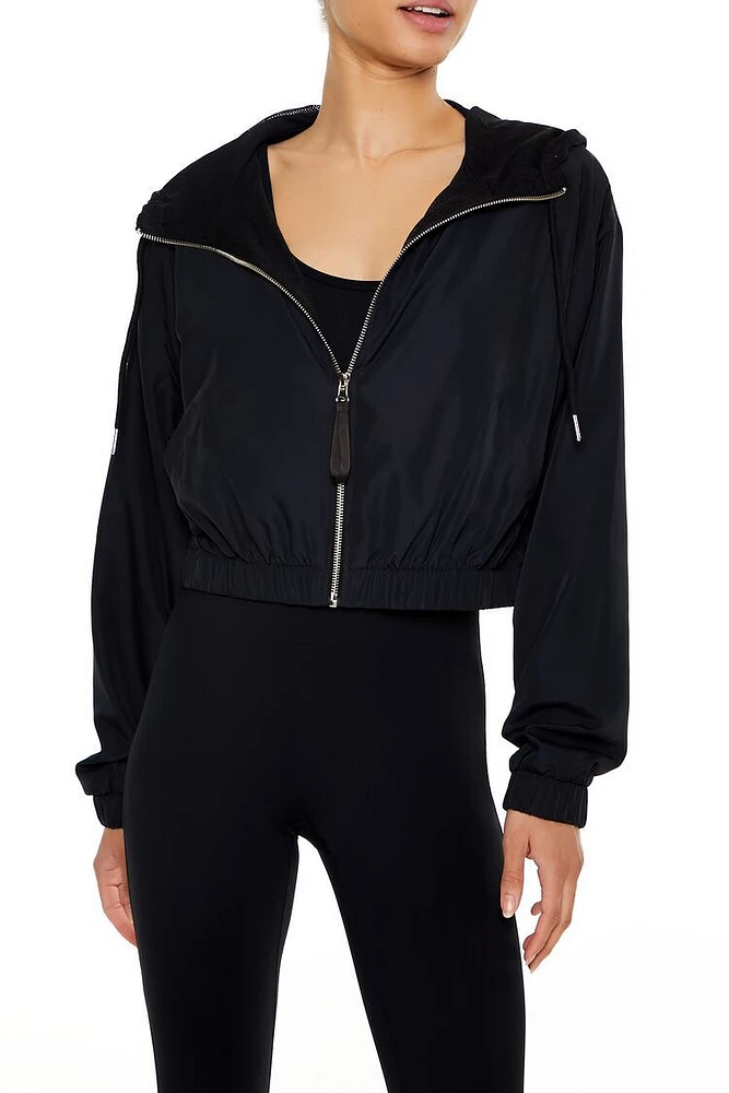 Active Hooded Zip-Up Jacket