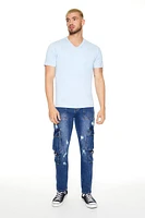 Slim-Fit Cargo Jeans