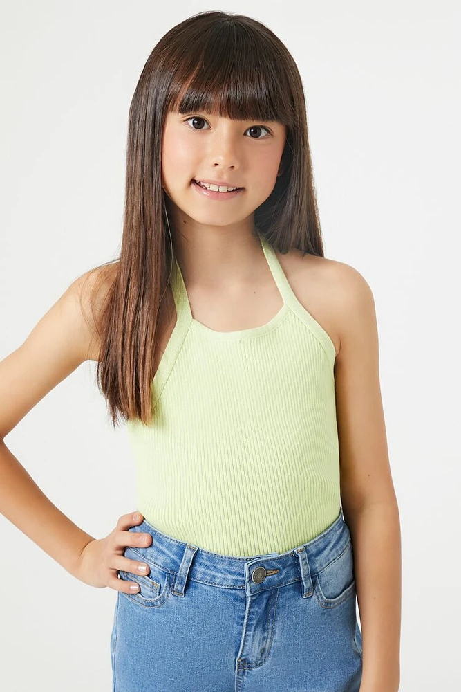 Girls Sweater-Knit Halter Top (Kids)