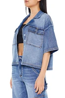 Boxy Oversized Denim Shirt