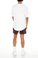 Drawstring Cotton-Blend Sweatshorts