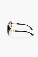 Chain Gradient Shield Sunglasses