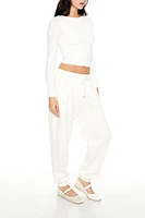 Fleece Drawstring Joggers