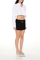 Double Belt Mini Skirt