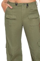 Toggle Drawstring Cargo Pants