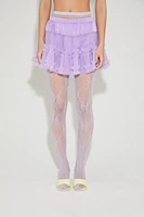 Betsey Johnson Mesh Mini Skirt