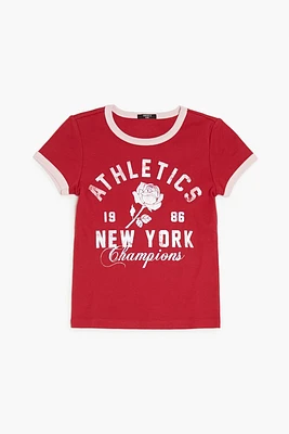 Girls Athletics Ringer Tee (Kids)