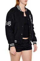 Varsity Letterman Bomber Jacket