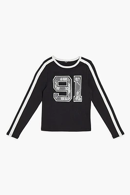 Girls Lace 91 Patch Tee (Kids)