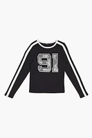 Girls Lace 91 Patch Tee (Kids)