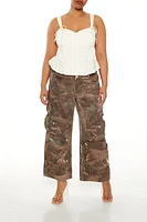 Plus Bow Corset Tank Top