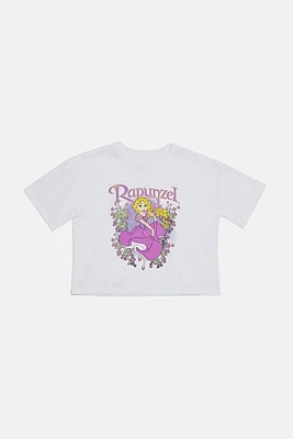 Girls Rapunzel Cropped Tee (Kids)