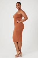 Plus Sweater Tube Dress