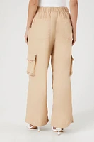 Toggle Drawstring Wide-Leg Pants