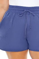 Plus Dolphin-Hem Shorts