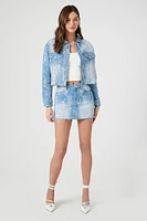 Distressed Denim Trucker Jacket