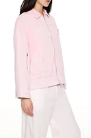 Zip-Pocket Bomber Jacket