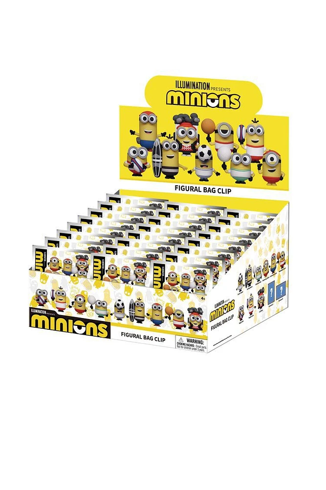 Minions Sports 3D Foam Bag Clip Blind Bag