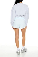 French Terry Drawstring Ringer Shorts