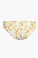 Chain Print Cheeky Bikini Bottoms