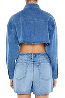 Super Cropped Denim Top