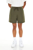 Drawstring Cotton-Blend Sweatshorts