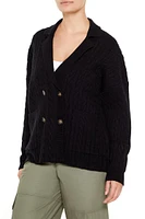 Double-Breasted Cardigan Sweater