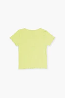 Girls Seamless Henley Top (Kids)