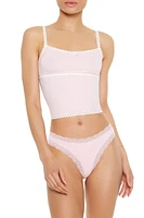 Seamless Polka Dot Lingerie Cami