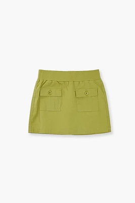 Girls Twill Cargo Skirt (Kids)