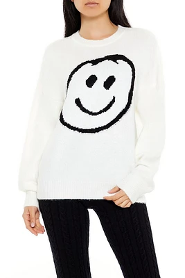 Happy Face Graphic Sweater