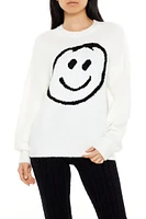 Happy Face Graphic Sweater