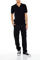 Slim-Fit Drawstring Cargo Pants