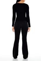 Foldover Flare Leggings