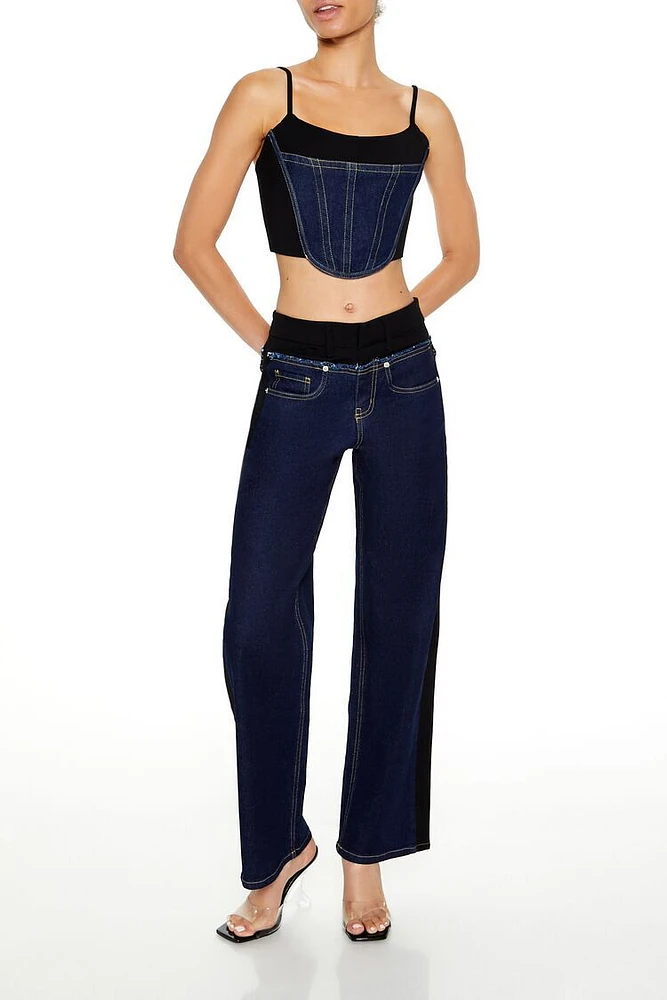 Reworked Straight-Leg Jeans