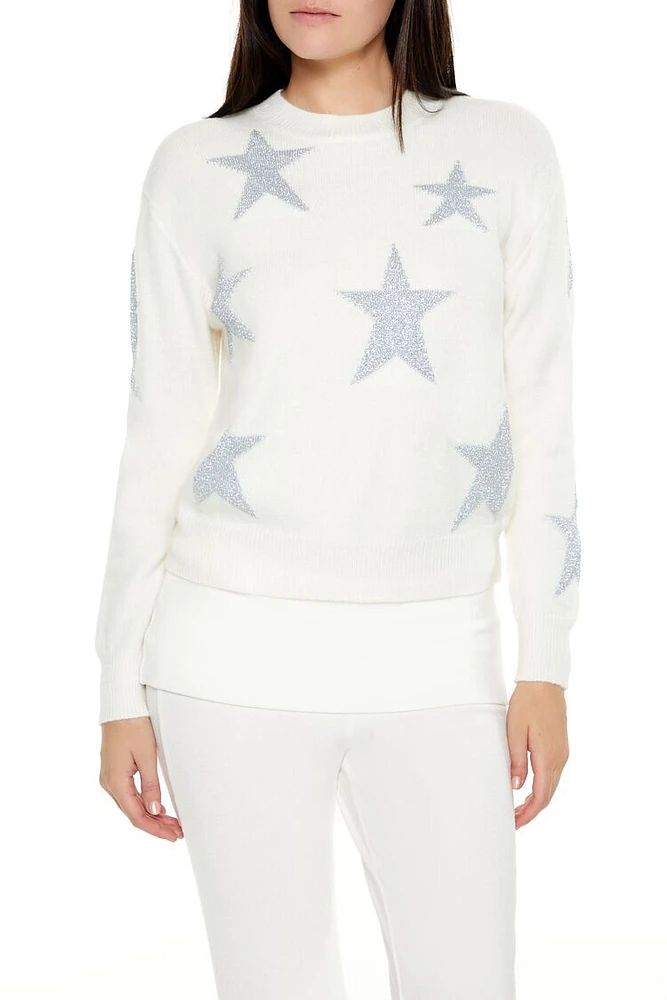 Star Print Sweater