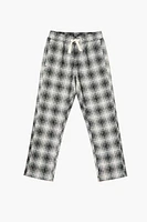 Kids Drawstring Plaid Pants (Girls + Boys)