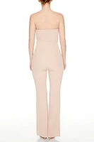 Strapless Flare Jumpsuit