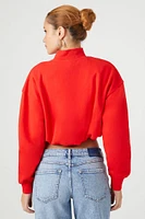 Embroidered Milano Cropped Sweater