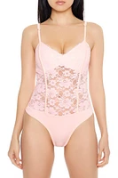 Sheer Lace Cami Bodysuit