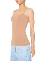 Cotton Scoop Neck Cami