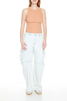 Ribbed Scoop Tank Top