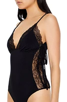 Lace-Trim Cami Bodysuit