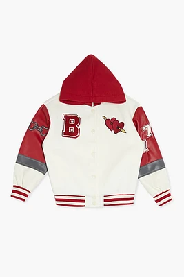 Girls Babygirl Varsity Jacket (Kids)