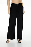 Mid-Rise Wide-Leg Pants