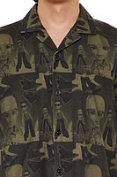 Bratz Print Cuban Collar Shirt