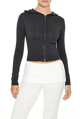 Zip-Up Hooded Sweater