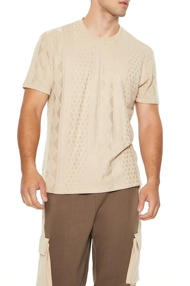 Cable & Honeycomb Knit Tee