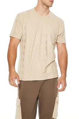 Cable & Honeycomb Knit Tee